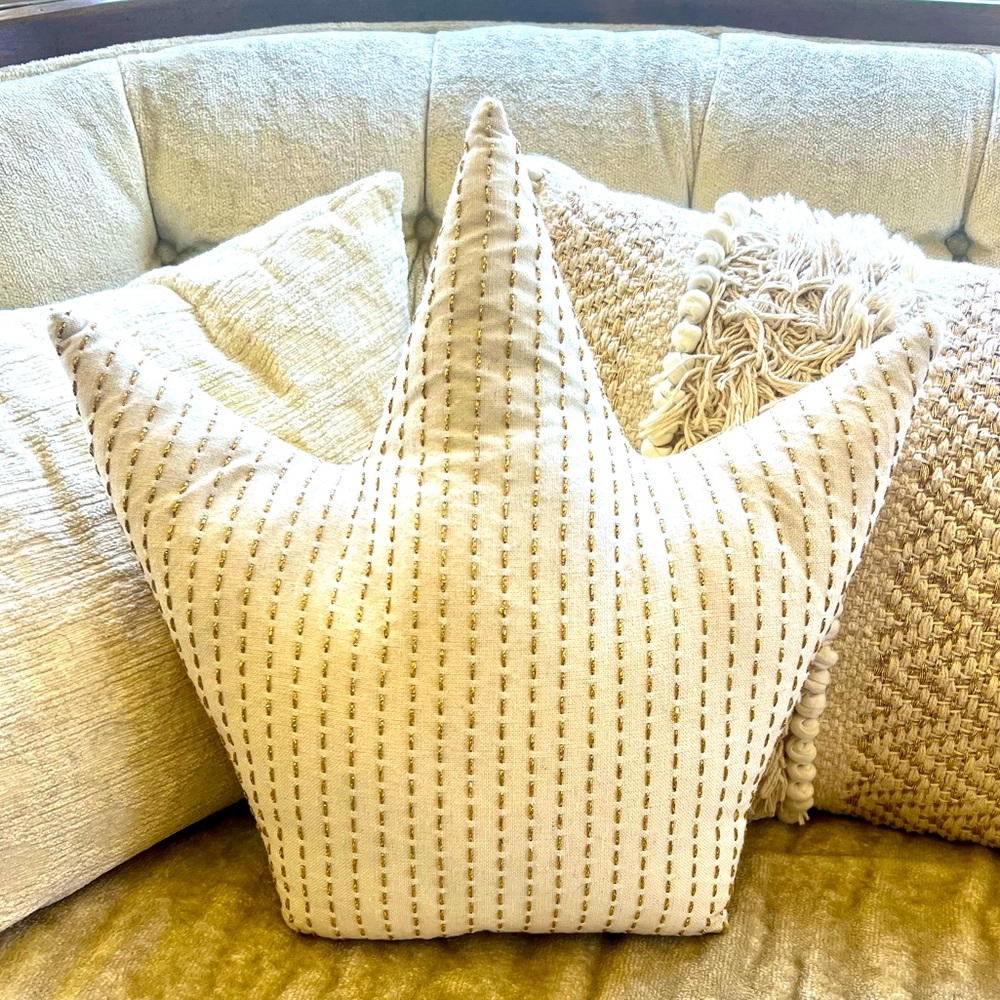Emily & Merrit Crown Pillow